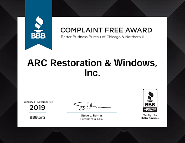 ARC BBB Complaint Free Award
